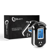 Robustt Alcohol Tester Black Advance Digital LCD Display Portable Breathalyzer With 5 Mouthpieces (MODEL 2)
